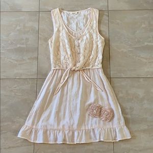 Lace tie dress